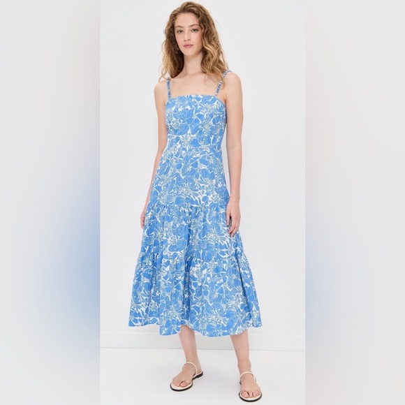 NWT O.P.T Dagney Cotton Midi Dress, Size 8 - Picture 2 of 16